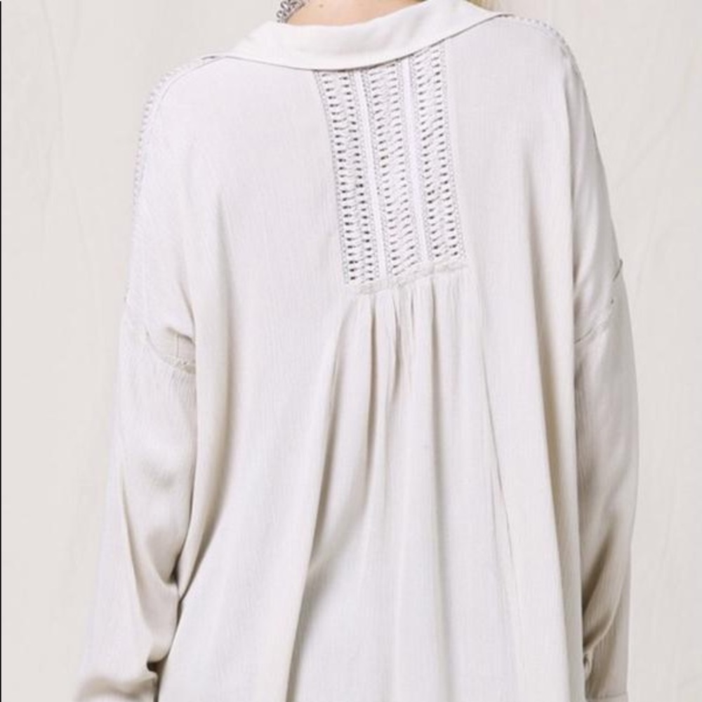Boho Button Down Top - Picture 4 of 5